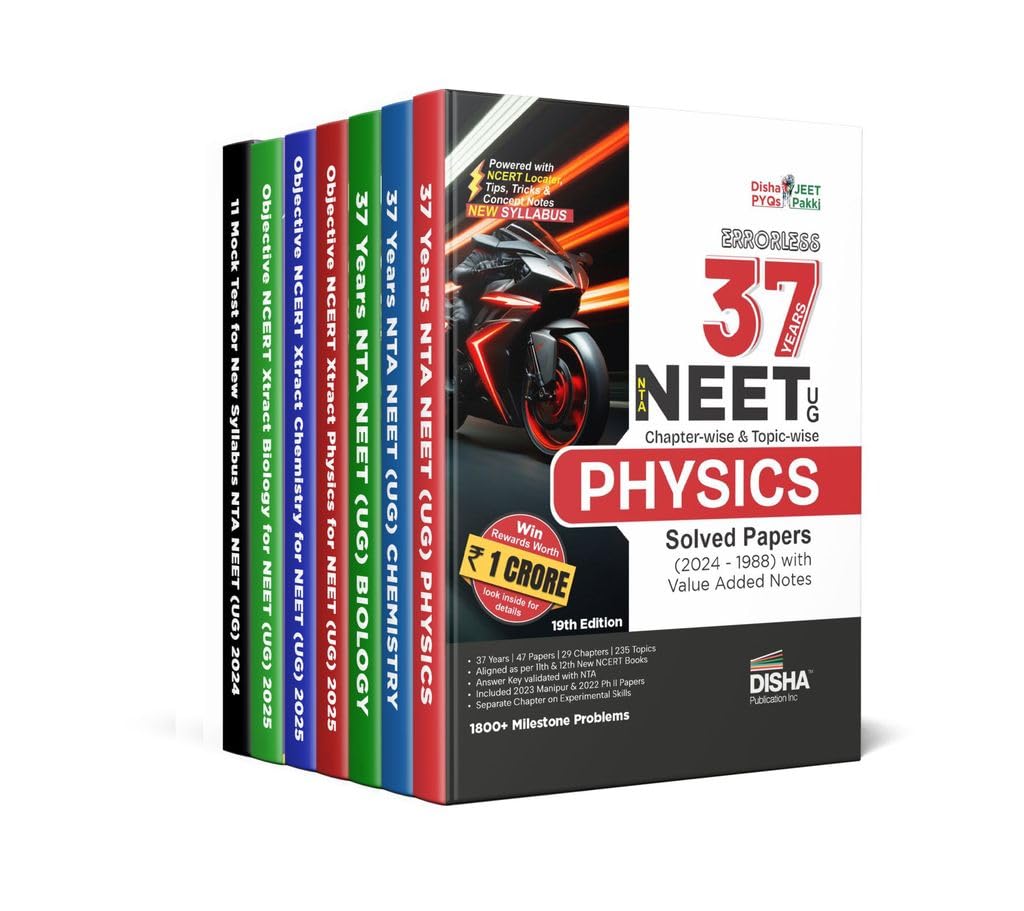 Victory In Nta Neet (Ug) 2025 New Syllabus Study Notes With Test Series Combo (Set Of 7 Books) | Physics, Chemistry & Biology St