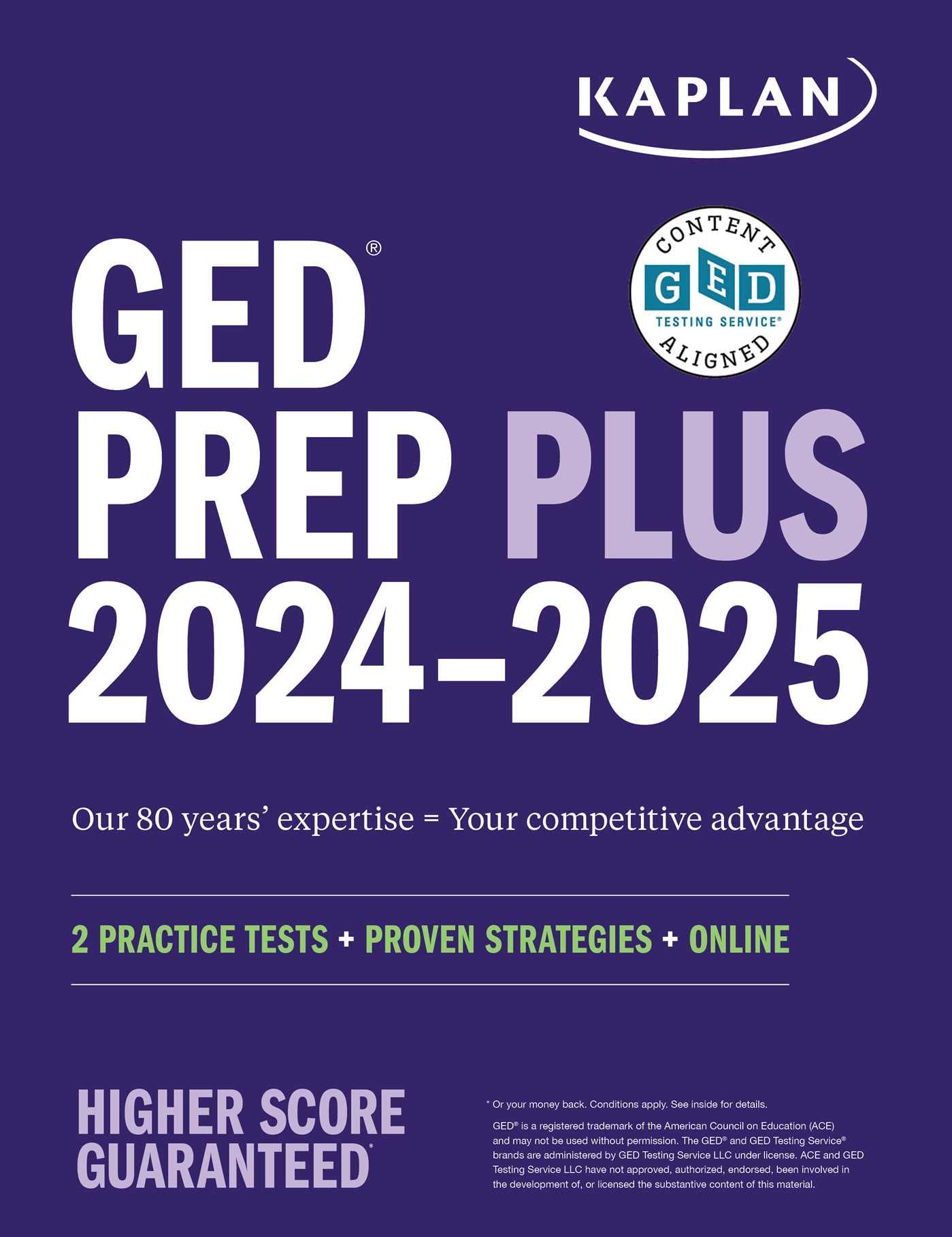 GED Test Prep Plus 20242025: Includes 2 Full Length Practice Tests, 1000+ Practice Questions, and 60+ Online Videos (Kaplan Tes
