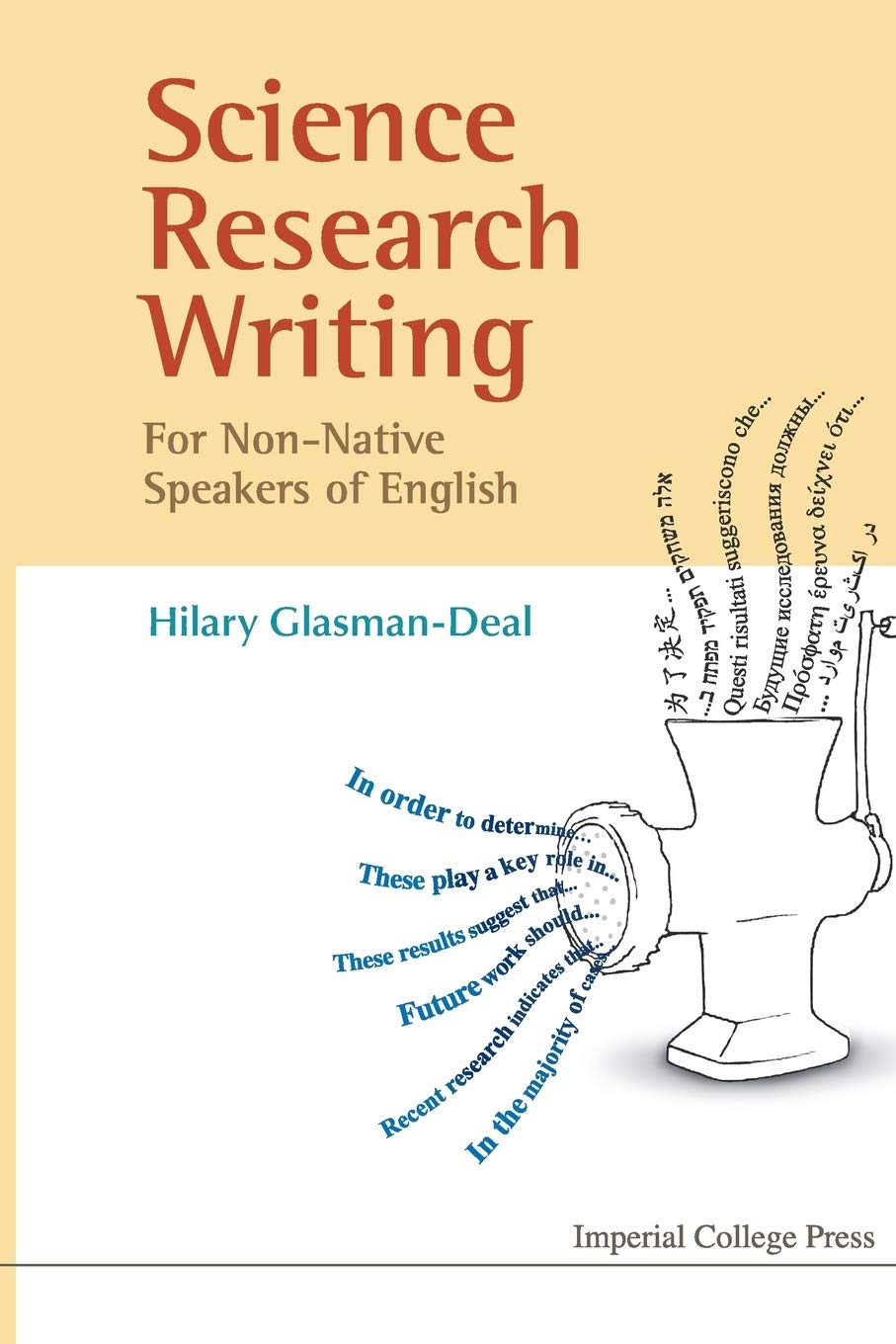 Science Research Writing for NonNative Speakers of English