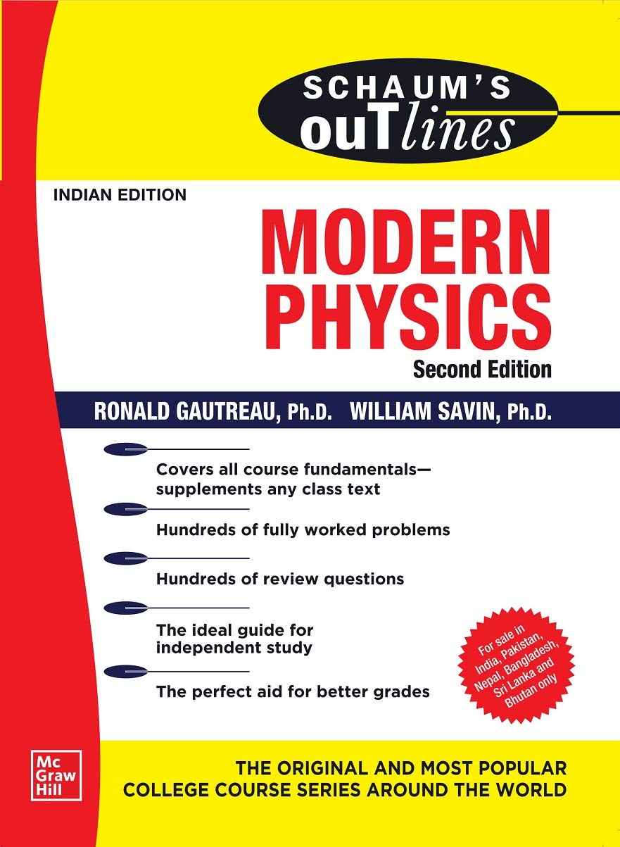 SCHAUMS OUTLINE OF MODERN PHYSICS / 2ND EDITION