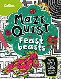Feast Beasts: Solve 50 Mazes in This Adventure Story for Kids Aged 7+ (Maze Quest)