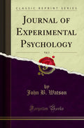 Journal of Experimental Psychology, Vol. 5 (Classic Reprint)