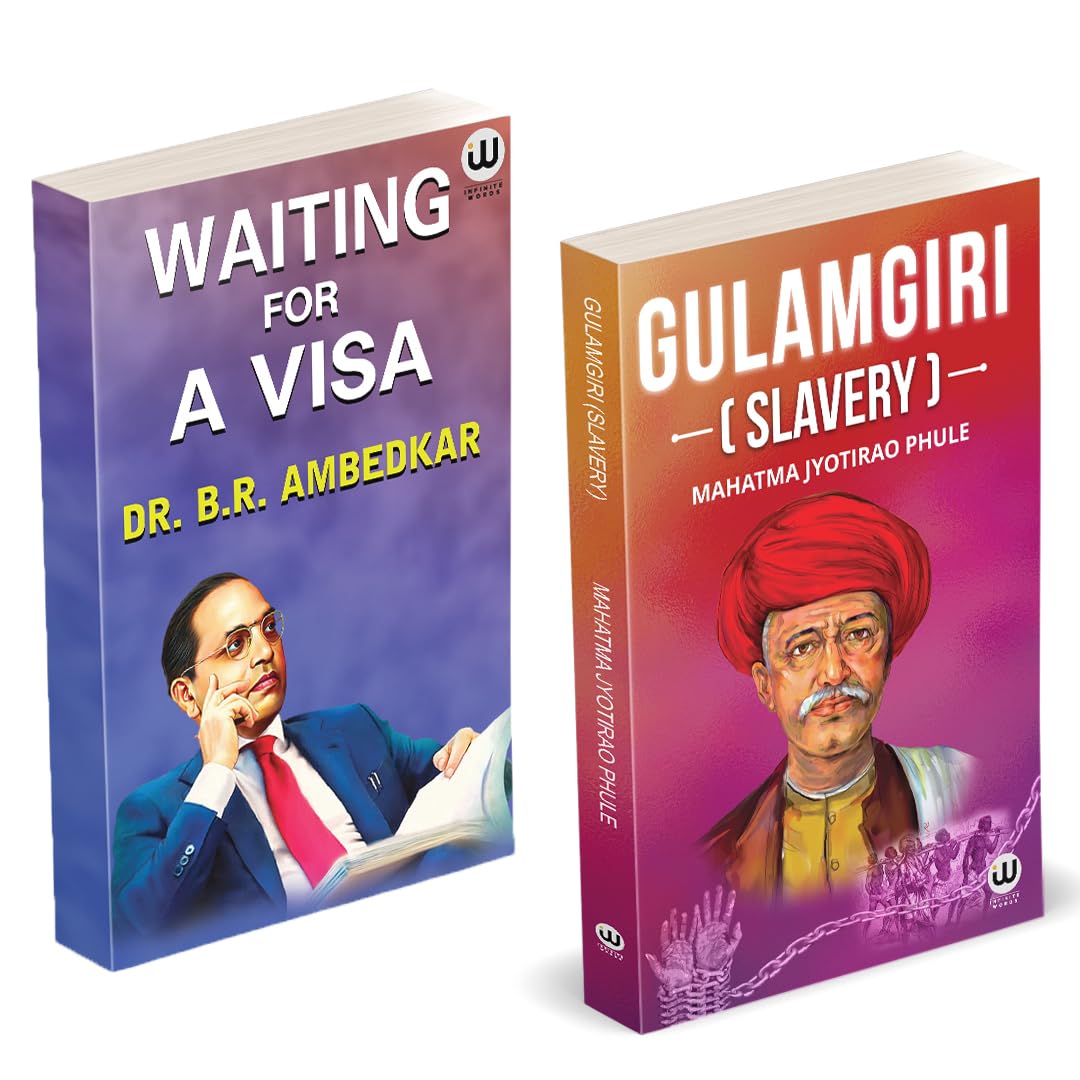 Slavery | Mahatma Jyotiba Phule | Waiting For A Visa | Dr. B.R. Ambedkar | English Books, Book | Combo Pack Gift Set | Gulamgiri