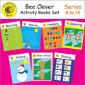 Bee Clever Activity Books Set  Series 8 To 14