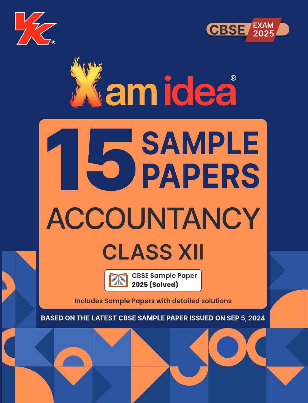 Xam idea Sample Papers Simplified Accountancy | Class 12 for 2024 CBSE Board Exam | Based on NCERT | Latest Sample Papers 2024 (