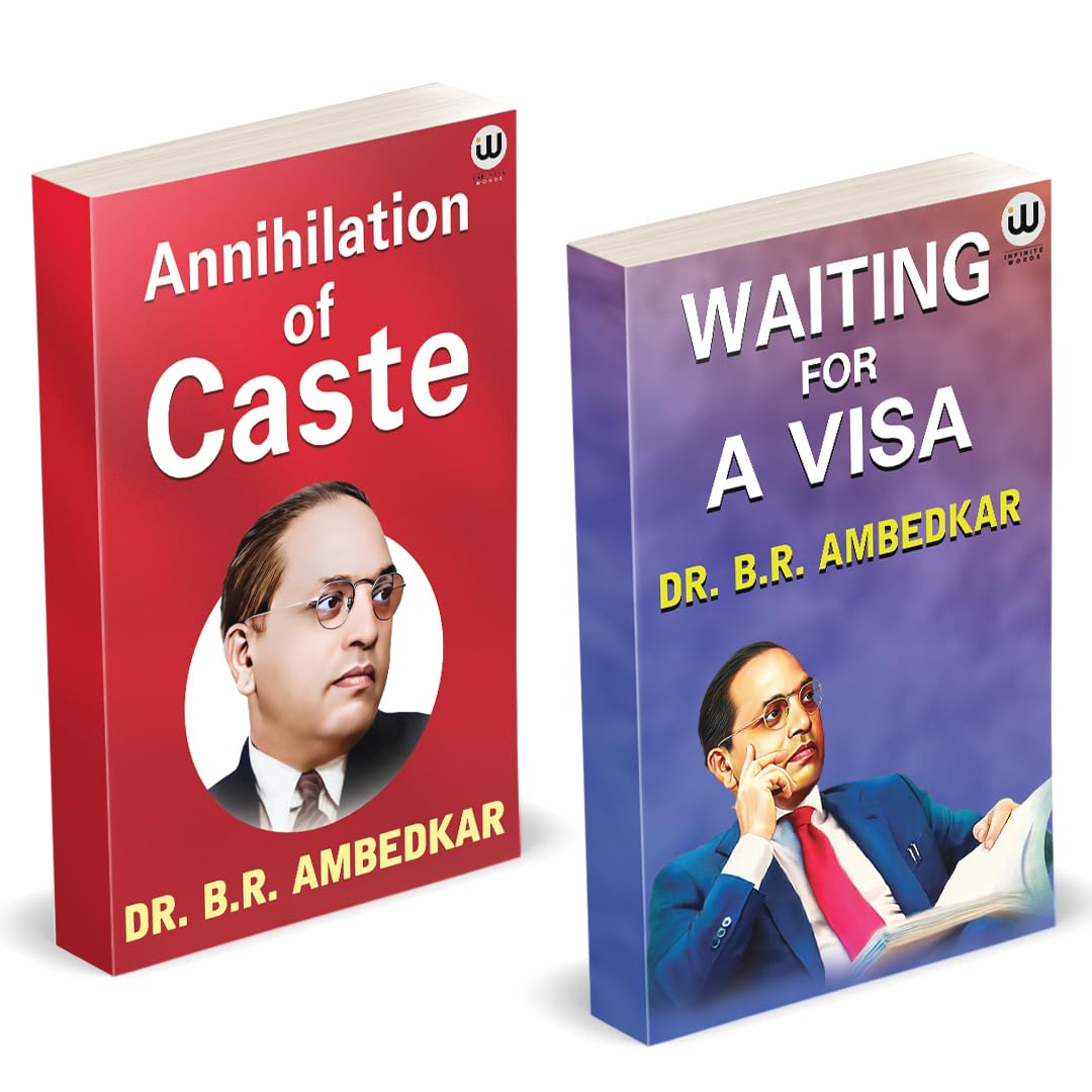 Annihilation Of Caste | Waiting For A Visa | Dr. Br Ambedkar Books | English Paperback Combo Set | The Original Edition | Budha 