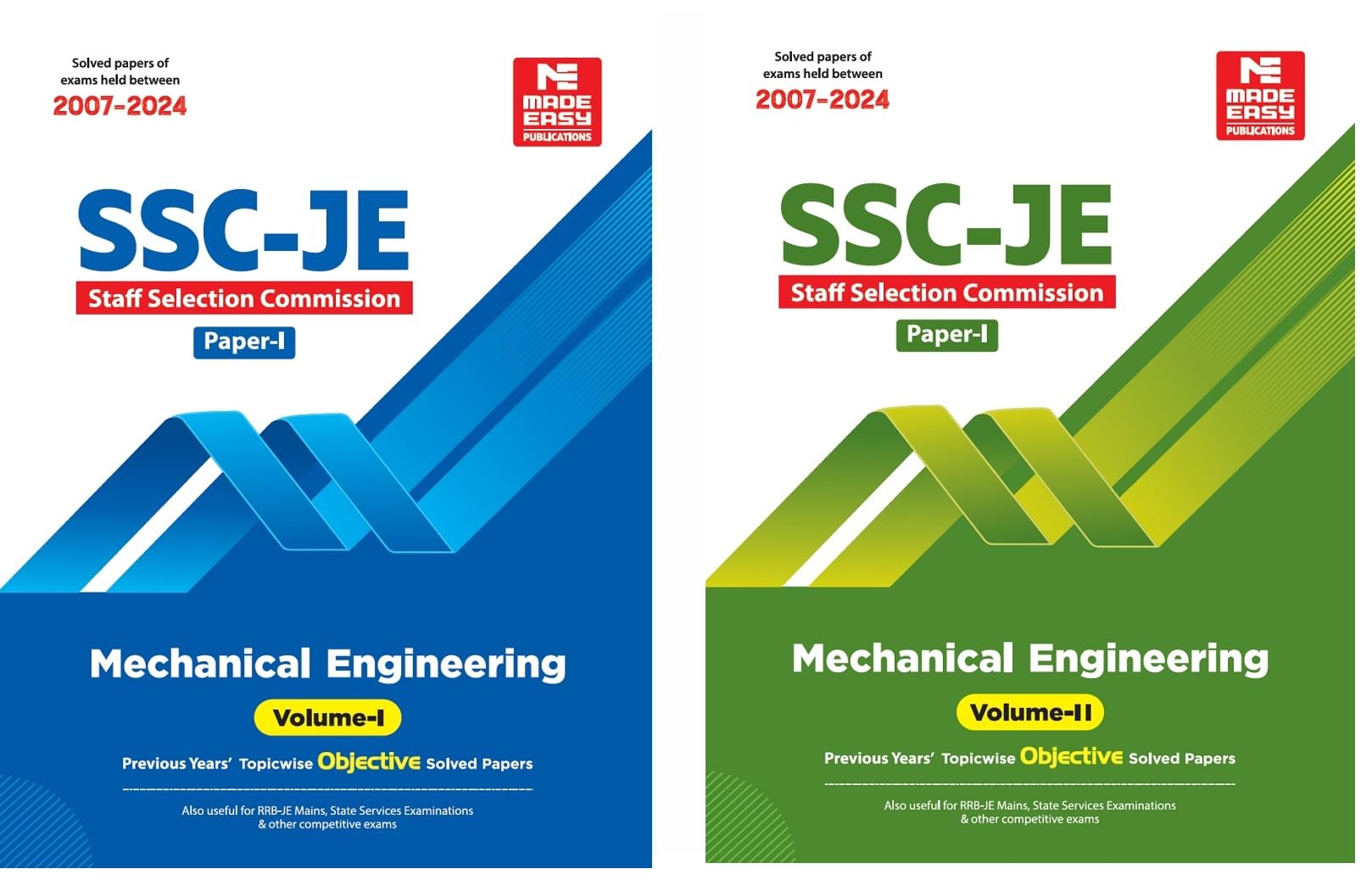 [Combo] Ssc Je Pyq : Mechanical Engineering : Volume I And Volume Ii [Paperback] Made Easy Team [Paperback] Made Easy Team
