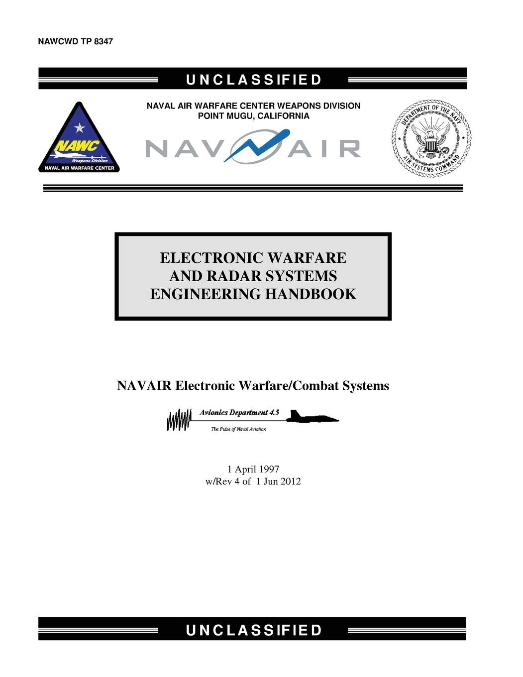 Electronic Warfare And Radar Systems Engineering Handbook