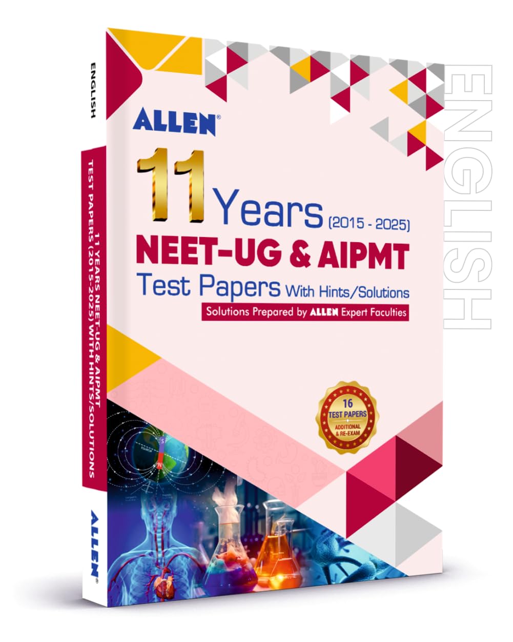 NeetUg & Aipmt 11 Years Test Papers With Hints/Solution In English | Non Returnable