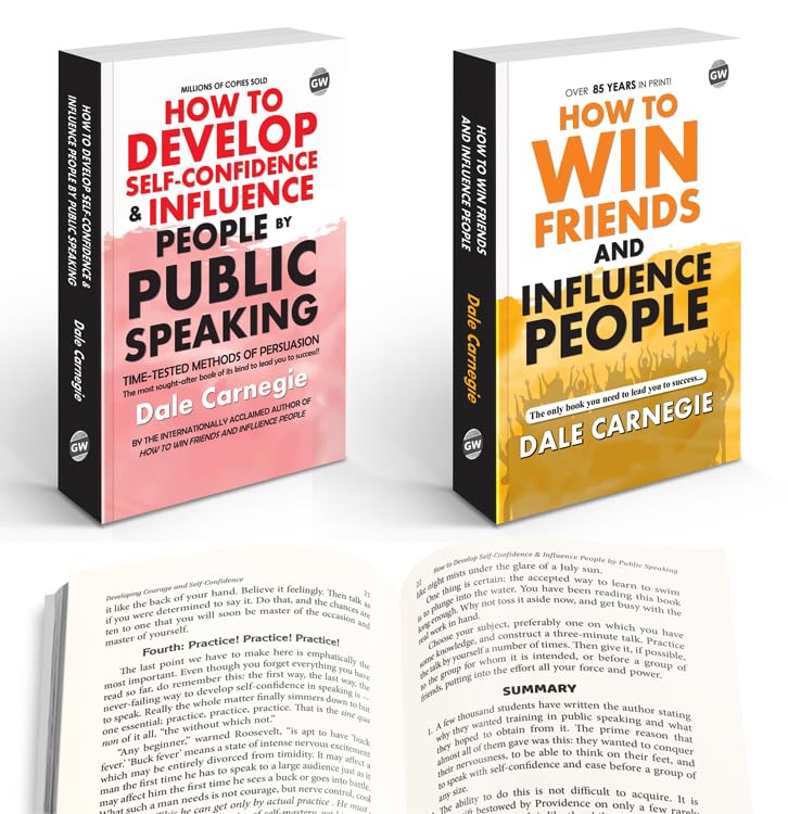 The Ultimate Influence & Confidence Power Guide : Famous Novels, Public Speaking SelfHelp, Confidence Building | Combo of 2 Nov