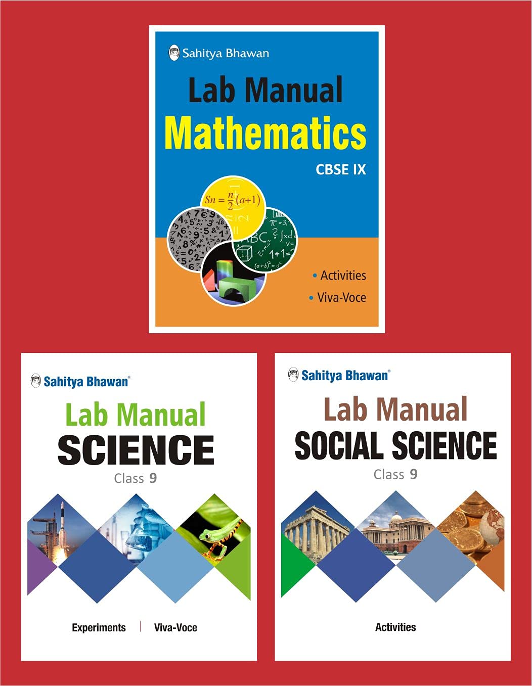 CBSE Lab Manual Combo Class 9 of Science, Mathematics & Social Science