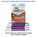 Cbse Class 12 Sample Papers With Solutions : Physics, Chemistry, Mathematics & English (Set Of 4 Books Combo) By Allen