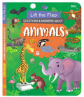 Board Book: Lift the Flap Question & Answer About Animals Activity Book for Children Age 35 Years