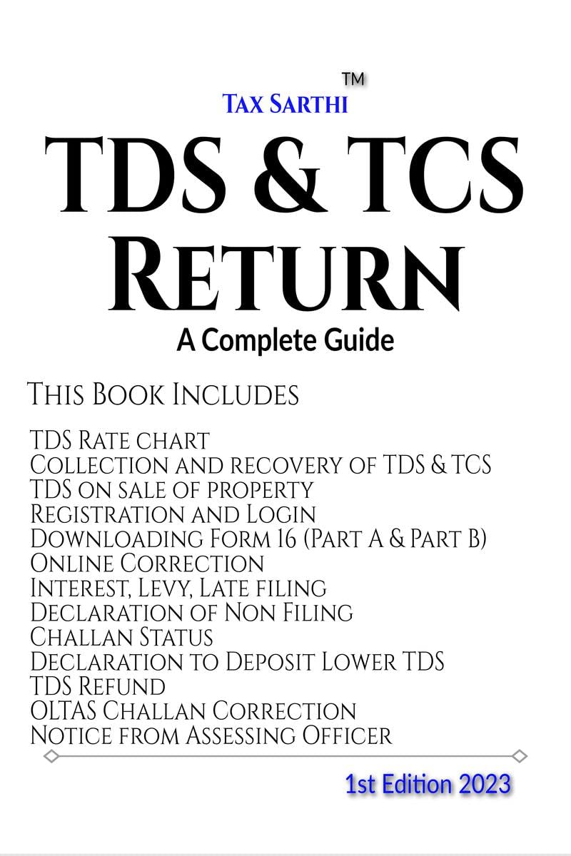 TDS & TCS Return | A Complete Guide | 1st Edition 2023