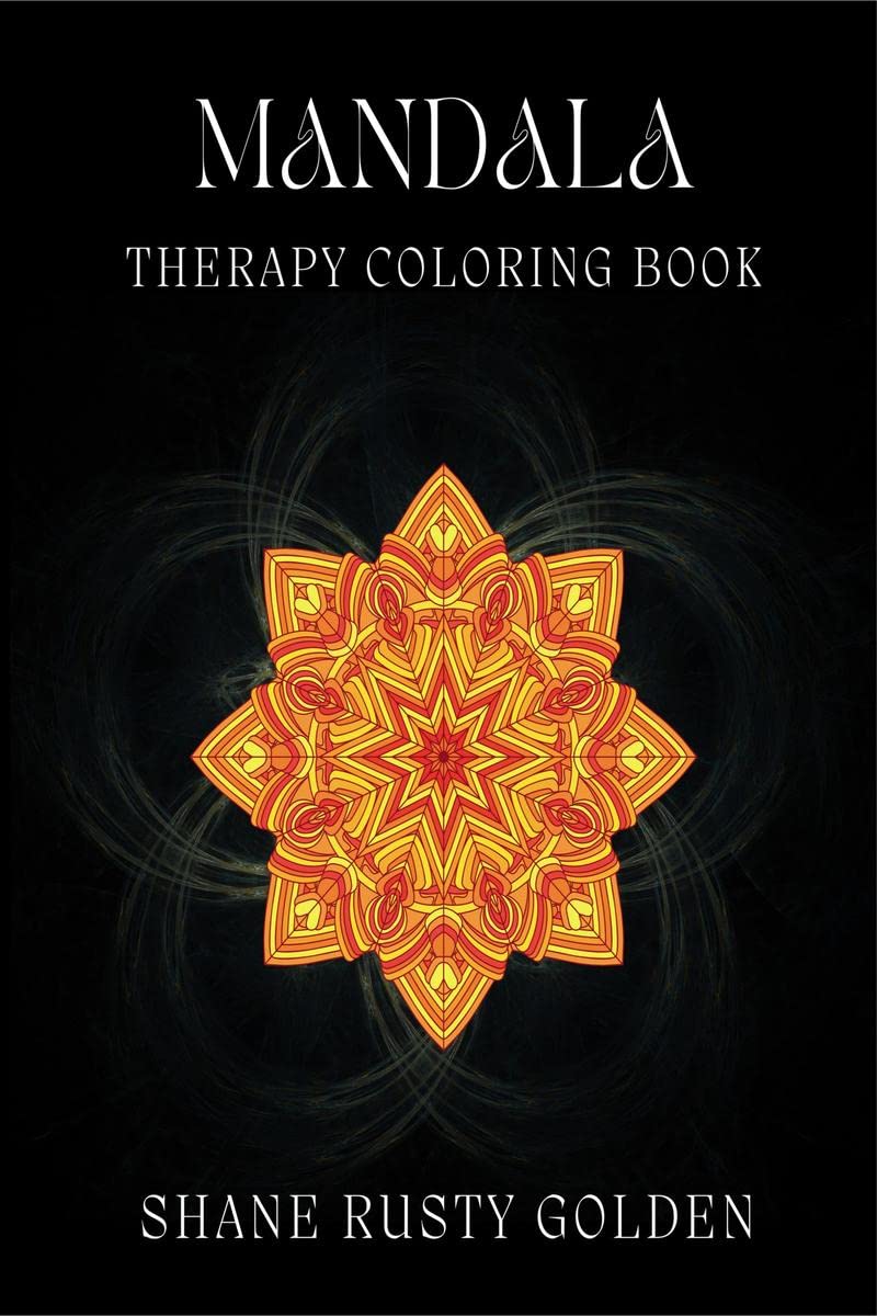 Mandala Therapy Coloring Book: Adult Stress relief and relaxation workbook | High Resolution Designs