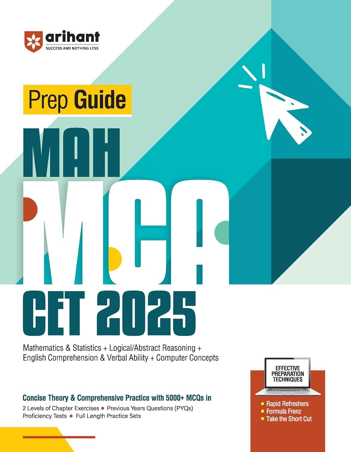 Arihant Maharashtra MCA CET 2024  Prep Guide for 2024 Examinations