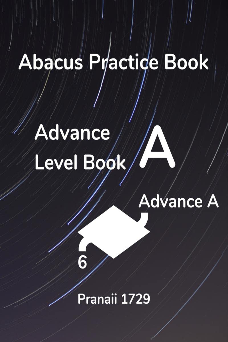 Abacus Practice Book  Advance Level A