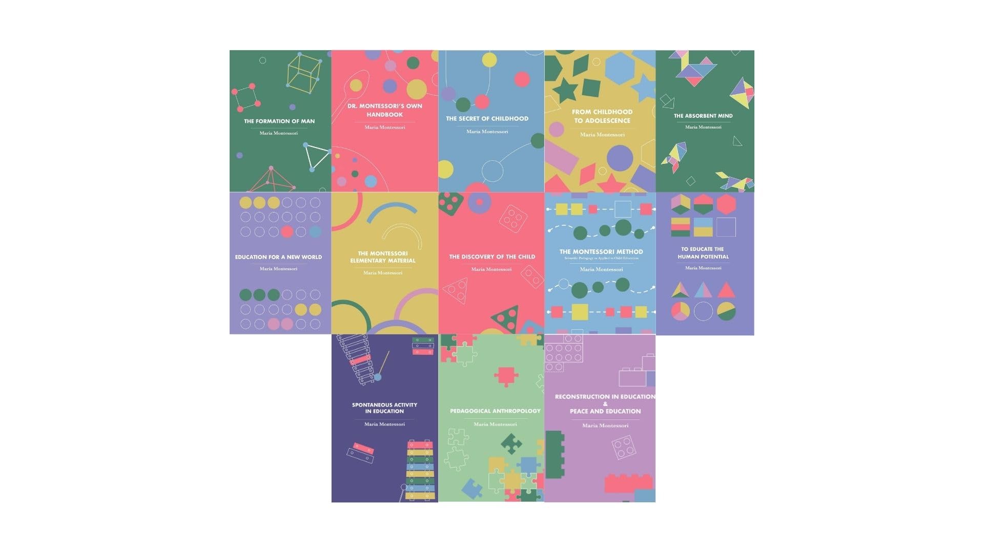 The Maria Montessori Collection  Secret Of Childhood + Absorbent Mind + Discovery Of The Child + Montessori Method + 9 Other Ma