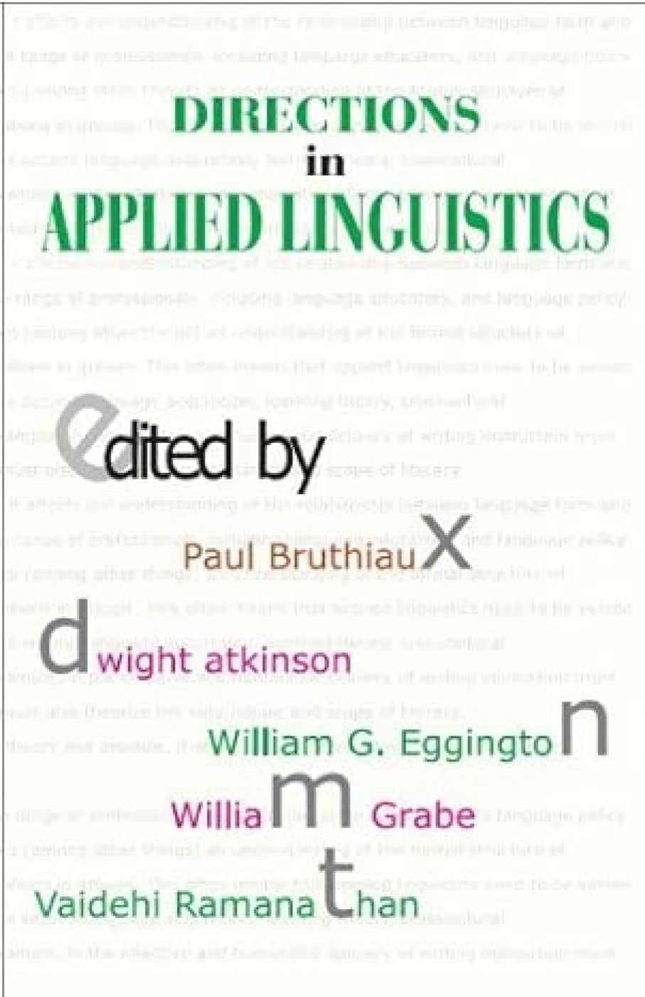 DIRECTIONS IN APPLIED LINGUISTICS