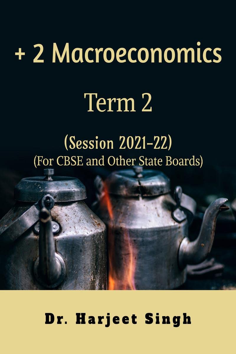 +2 Macroeconomics Term 2: Session 202122 For CBSE and Other State Boards