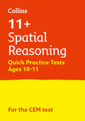 Letts 11+ Success  11+ Spatial Reasoning Quick Practice Tests Age 1011 for the CEM tests