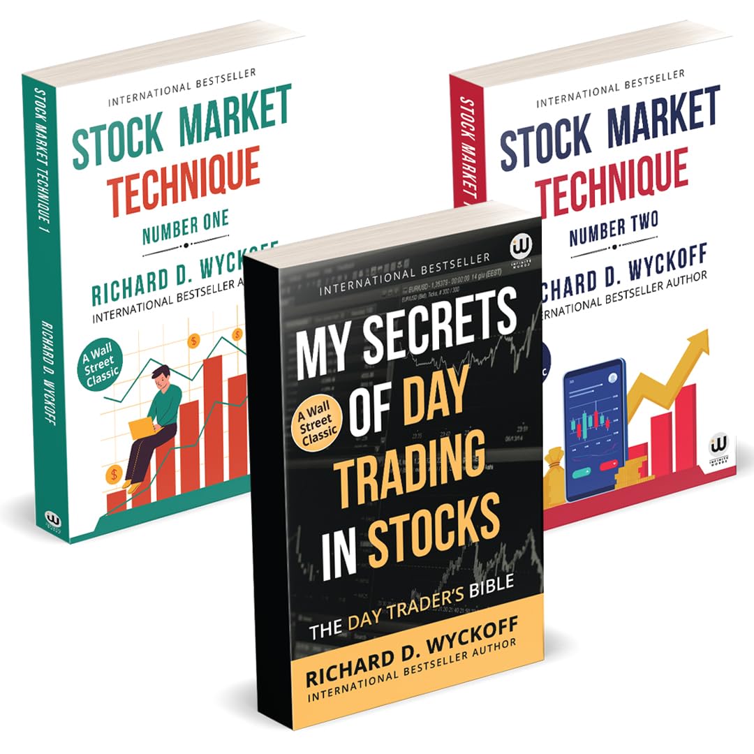 My Secrets Of Day Trading In Stocks | Stock Market Technique Book One | Stock Market Technique Book Two | Richard D. Wyckoff | E
