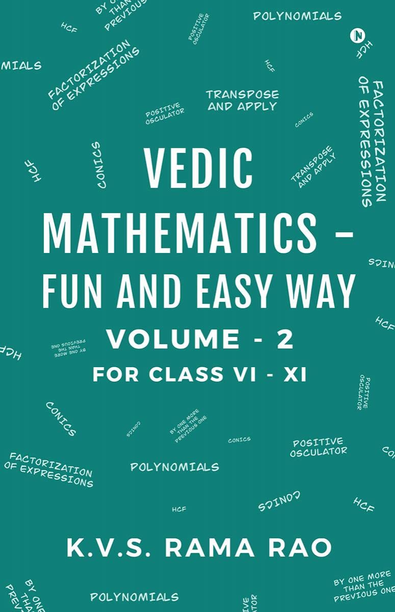 Vedic Mathematics  Fun and Easy Way : Volume  2