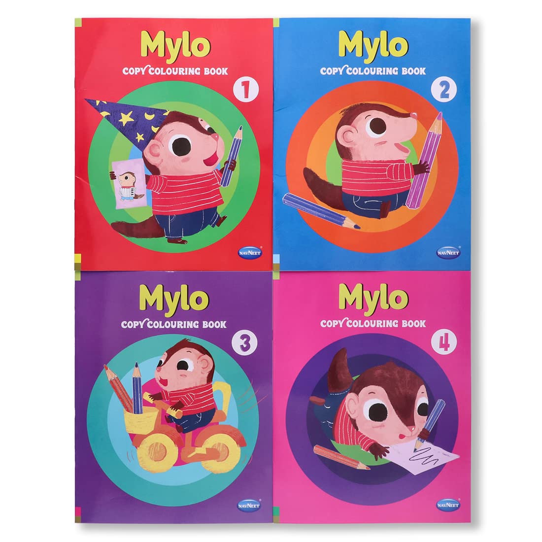 Navneet Mylo Copy Colouring Book Series