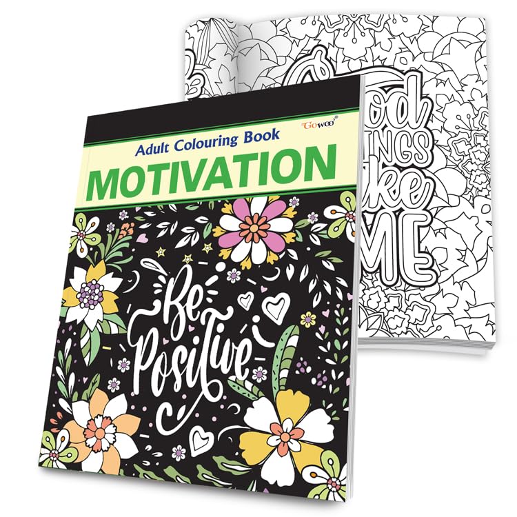 Adult Colouring Book  Motivation : Inspirational Coloring Book for Adults, Motivational Designs, Colouring book for stress reli