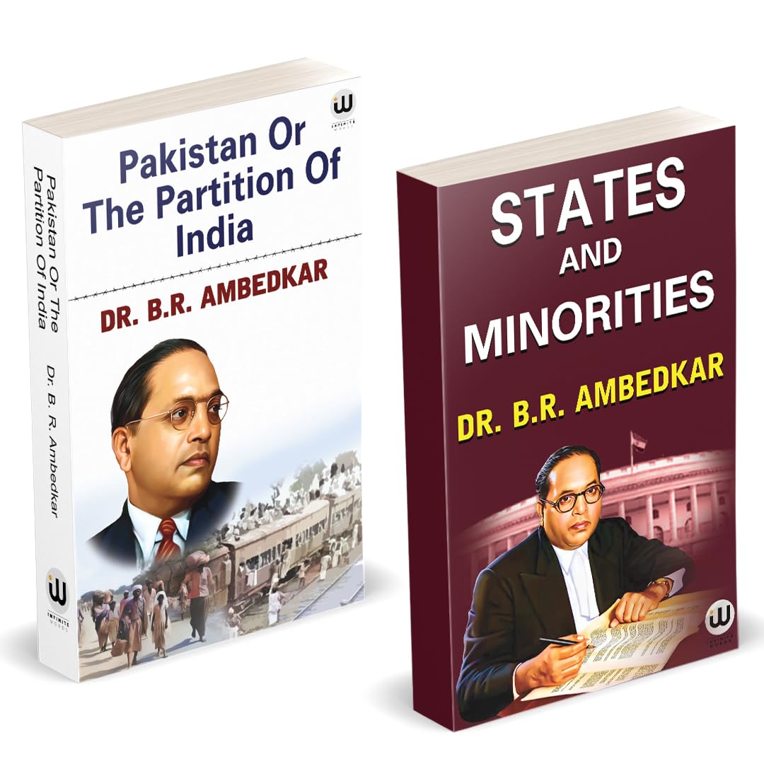 Pakistan Or The Partition Of India | States And Minorities | Dr. Br Ambedkar Books | English Paperback Combo Set | The Original 