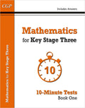 Mathematics for KS3: 10Minute Tests  Book 1 (including Answers) (CGP KS3 Maths)