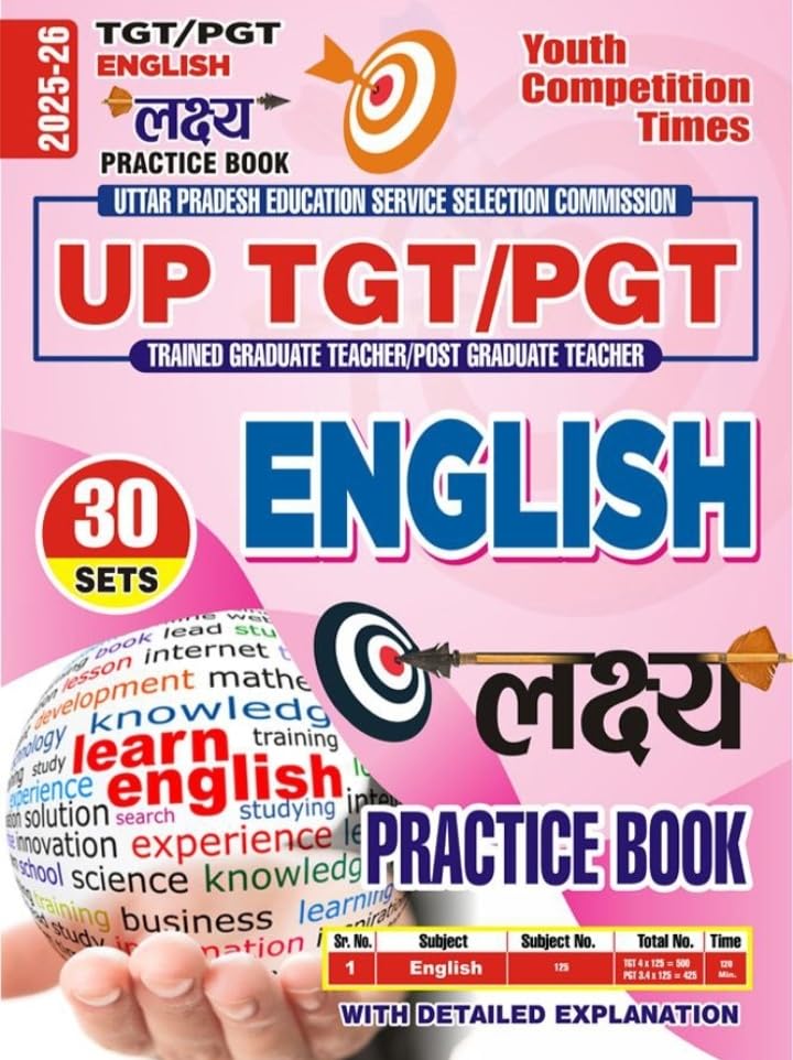 UP TGT PGT English Practice Book 30 Sets 202526