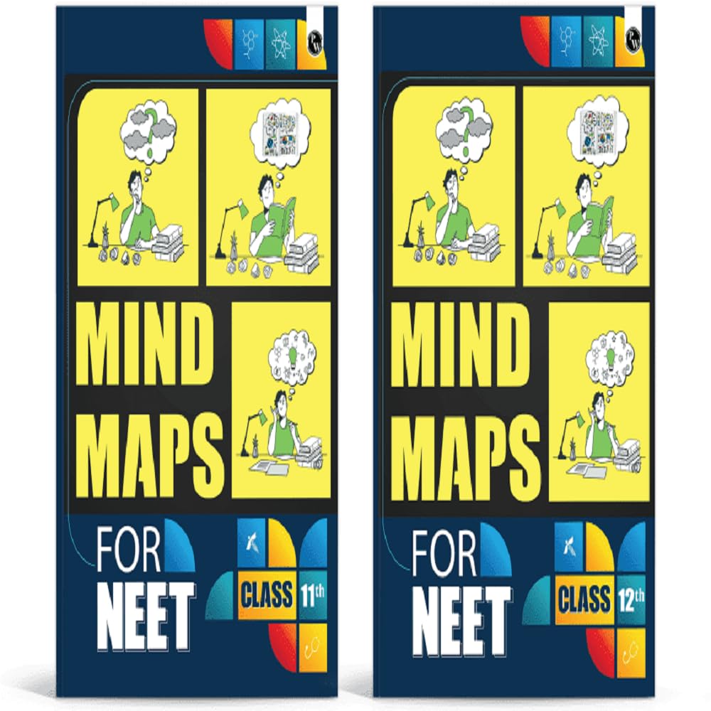 PW MIND MAPS FOR NEET 11th and 12th Set of 2 Books Combo Pack Physics, Chemistry, & Biology (Hardbound)