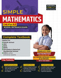(Old Edition) Examcart School Entrance Exam Math Class 6th Textbook for 2025 Exam in English