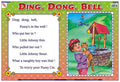 Tnr05B | Teachingnest Ding, Dong, Bell Chart | Nursery Rhymes | Laminated 48X33 Cm (19X13 Inch) | Wall Sticking [Wall Chart] Tea