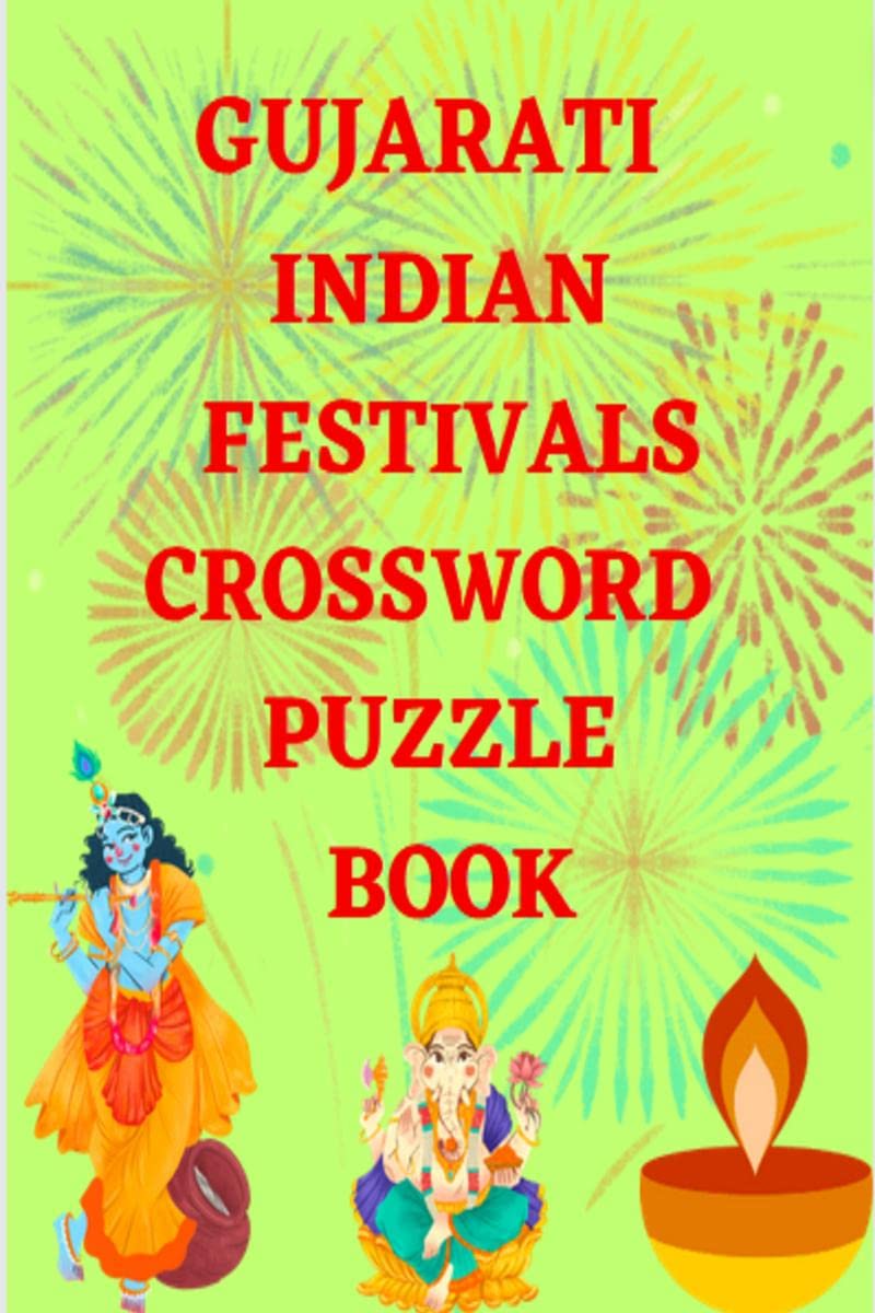Gujarati Indian Festivals Crossword Puzzle Book /      