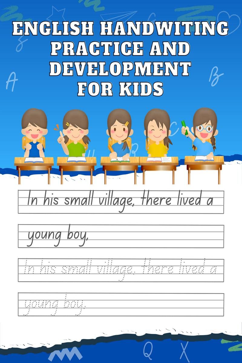 English Handwiting Practice and Development Book for Kids : English Story Writing Books | Develop Kids Handwriting Book