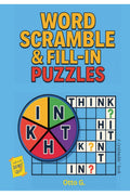 Word Scramble and FillIn Puzzles: 100+ Large Print Brain Games for Seniors, Adults, Kids | Relaxation, Memory Boost & Fun Chall