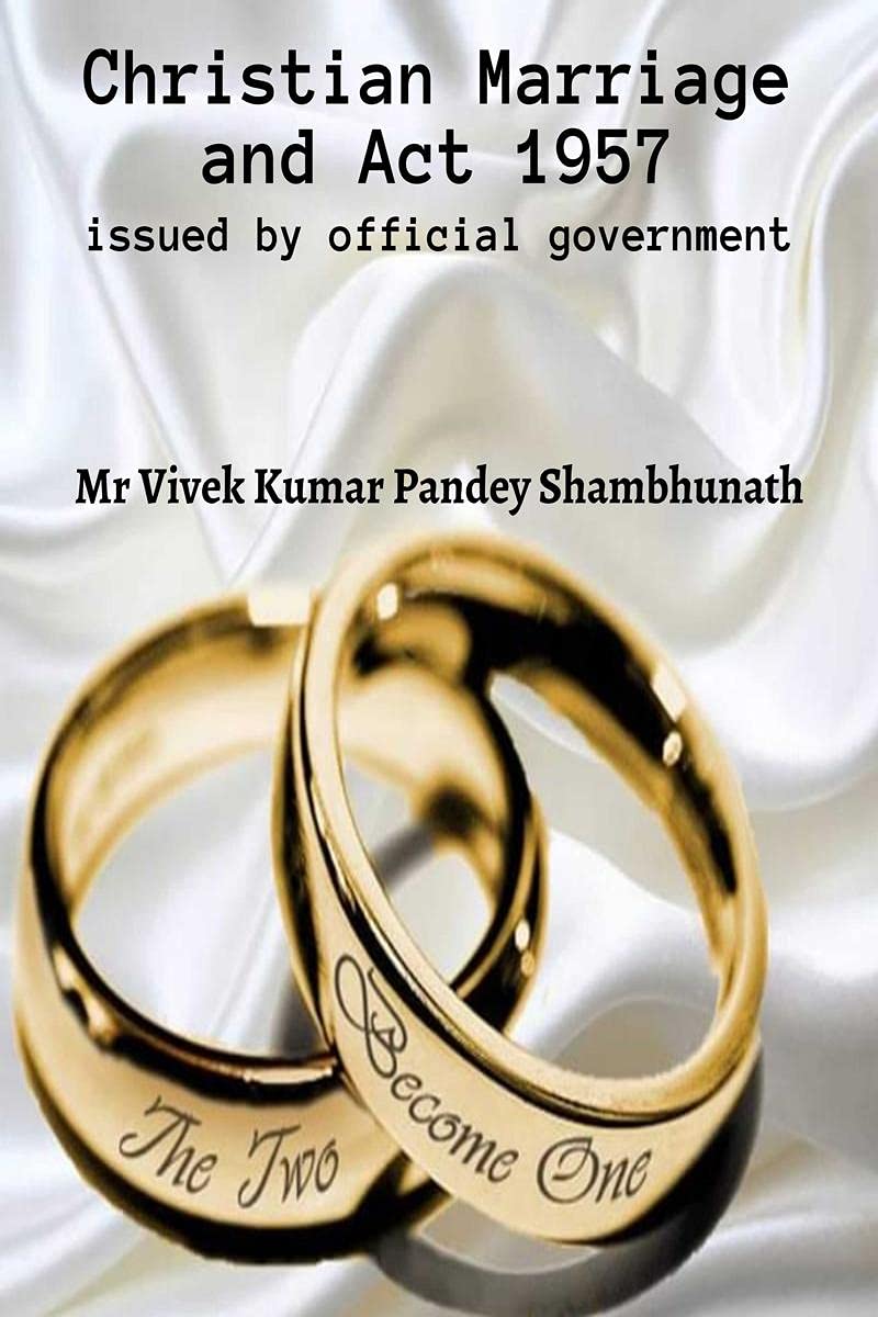 Christian Marriage And Act 1957: Issued By Official Government