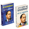 My Autobiography | Who Were The Shudras | Dr. BR Ambedkar Books | English Paperback Combo Set | The Original Edition | Caste In 