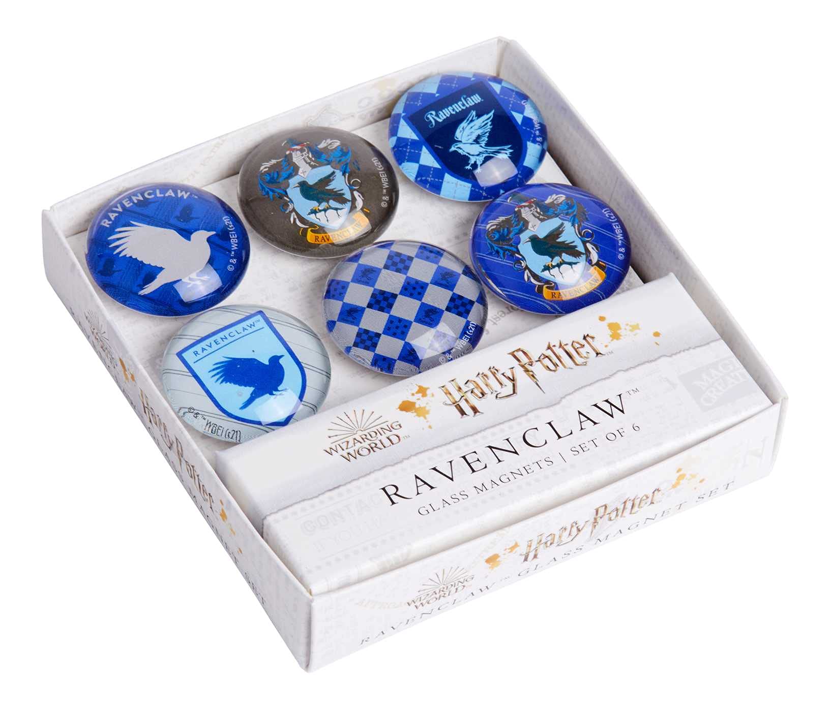 Harry Potter: Ravenclaw Glass Magnet Set (Set Of 6)