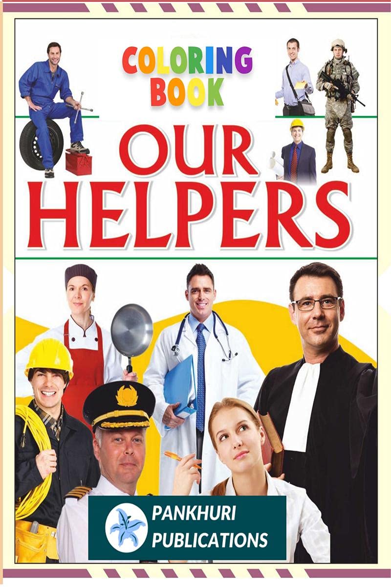 Our Helpers : Coloring Book For Kids And Toddlers
