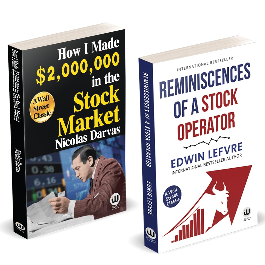 How I Made $ 2,000,000 In The Stock Market | Reminiscences Of A Stock Operato | Nicolas Darvas Book | Edwin Lefevre | Combo Gift