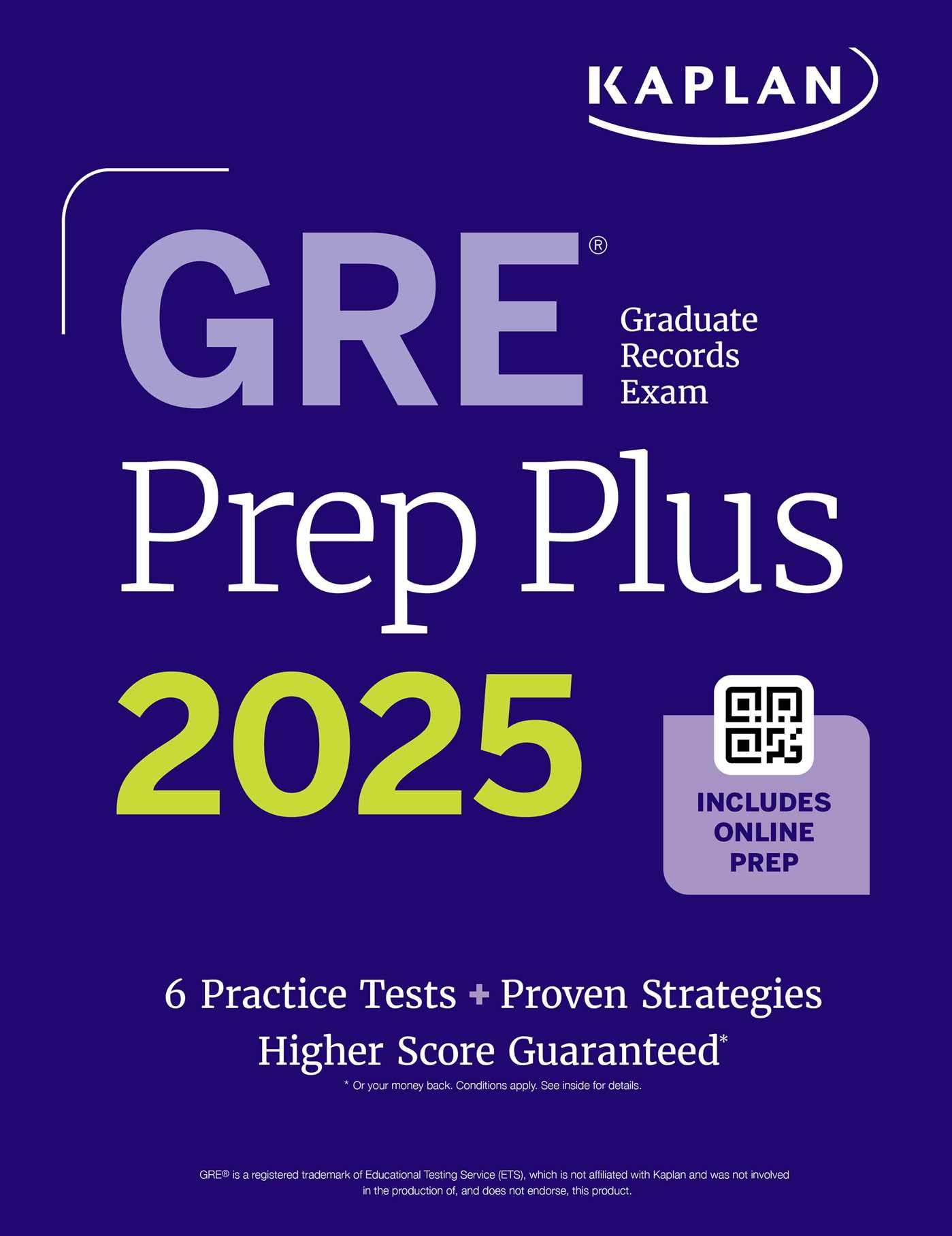 GRE Prep Plus 2025 (Kaplan Test Prep)
