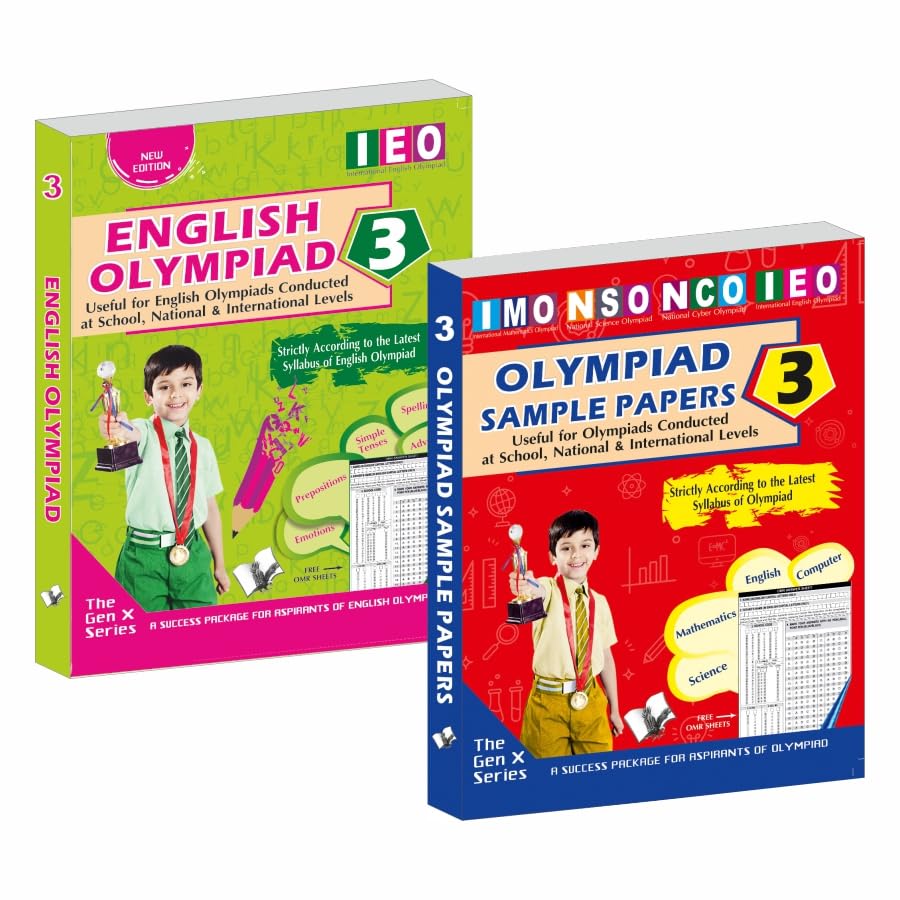 International English Olympiad  Class 3 + Olympiad Sample Paper  Class 3 With OMR Sheets