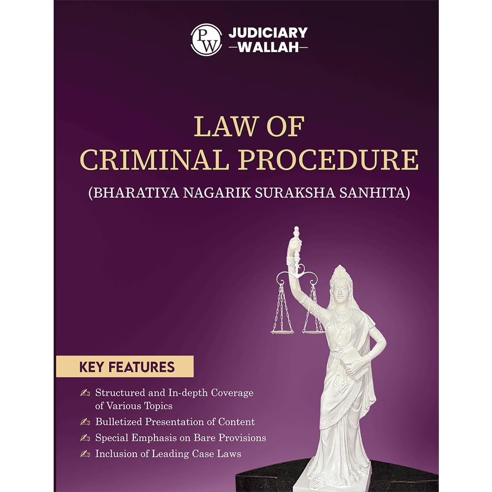 PW Judiciary Law of Criminal Procedure | Complete Guide For Judicial Service Exam Prep | Case Laws, Legal Maxim, InDepth Covera