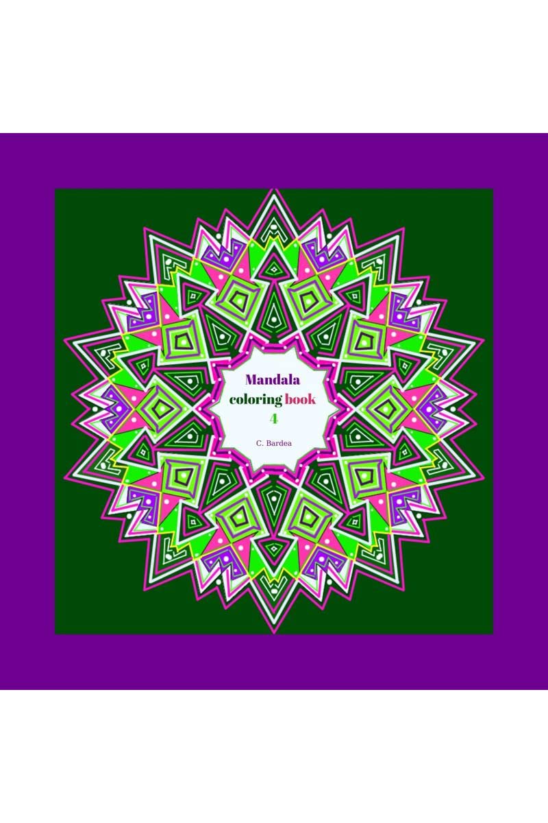 Mandala coloring book 4 : Original drawings coloring, 8.5 x 8.5 inches square book