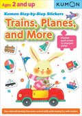 StepByStep Stickers: Trains, Planes and More (Kumon StepByStep Stickers)