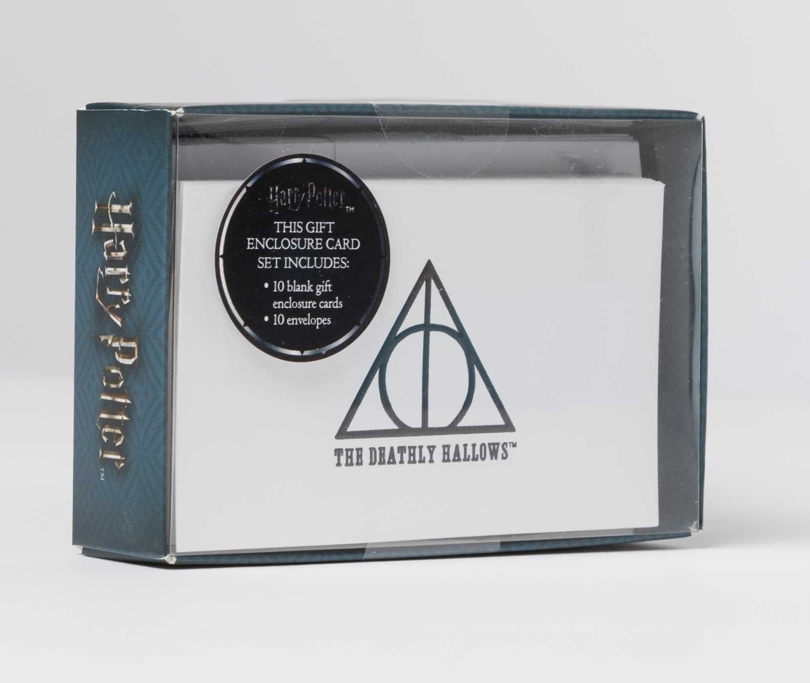 Harry Potter: Deathly Hallows Foil Gift Enclosure Cards (Set Of 10)