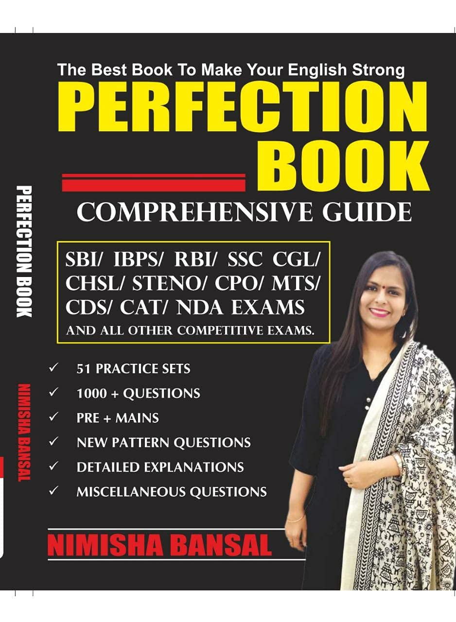 PERFECTION BOOK  ENGLISH WITH NIMISHA BANSAL